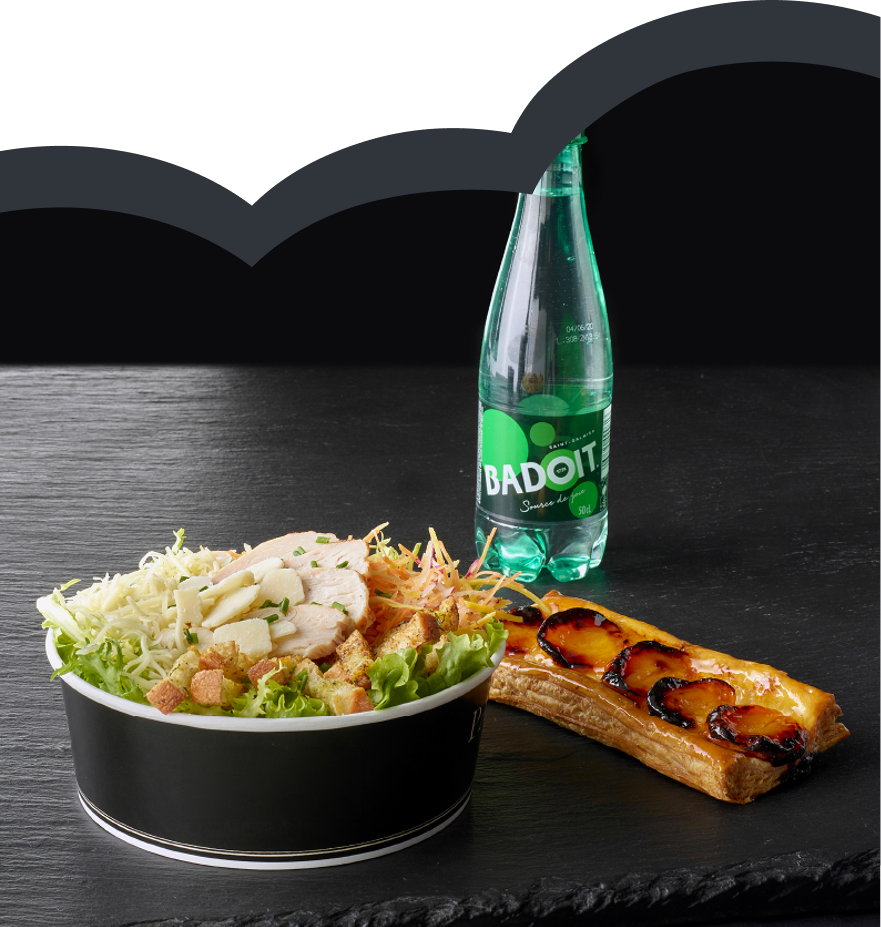 Notre formule étudiante : sandwich, boisson et dessert