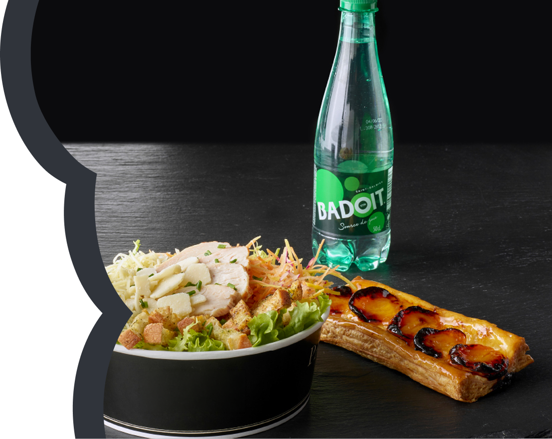 Notre formule étudiante : sandwich, boisson et dessert